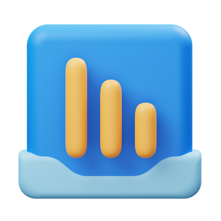 Statistical table  3D Illustration