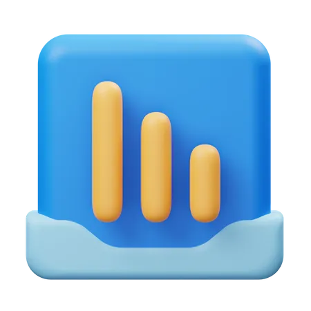 Statistical table  3D Illustration