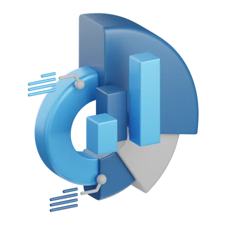 3 D Rendering Statistics Isolated Useful For Business Analytics Web Money And Finance Design 3D Icon