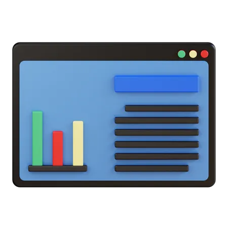 Statistics  3D Icon