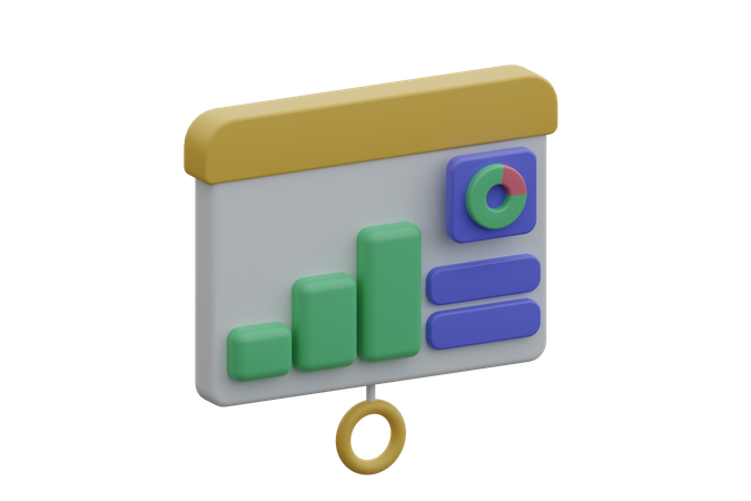 Statistics  3D Icon