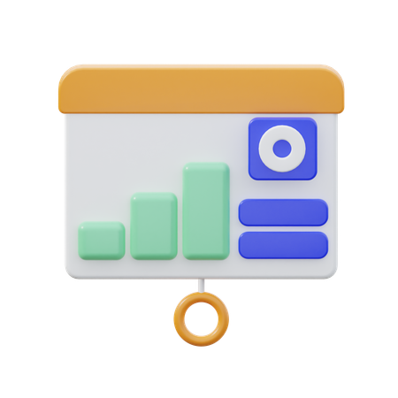 Statistics  3D Icon