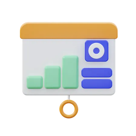 Statistics  3D Icon