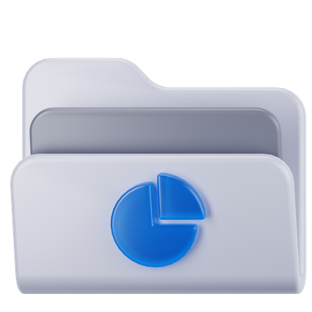 Ordner „Statistiken“  3D Icon