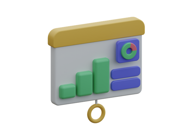 Statistiken  3D Icon