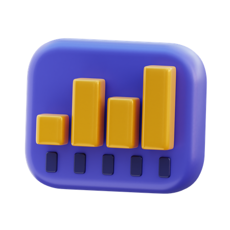 Statistique  3D Icon