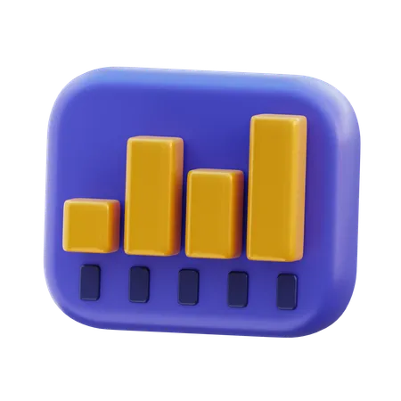 Statistique  3D Icon