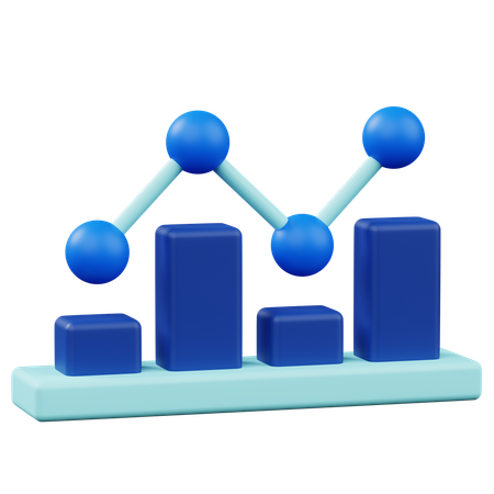 Statistique  3D Icon