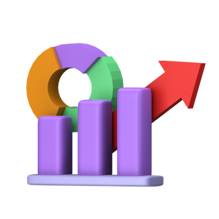 Statistique d'entreprise  3D Icon