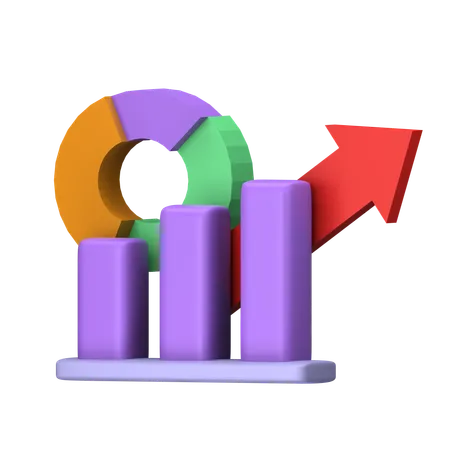 Statistique d'entreprise  3D Icon