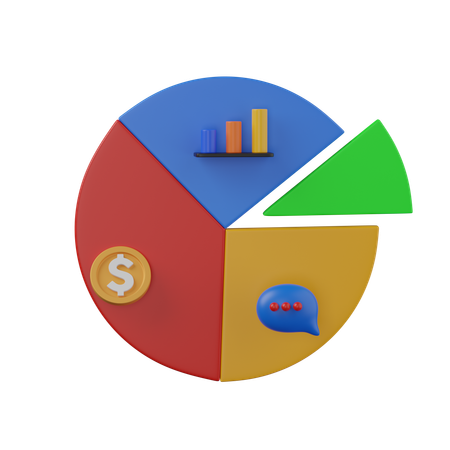 Statistique d'entreprise  3D Icon