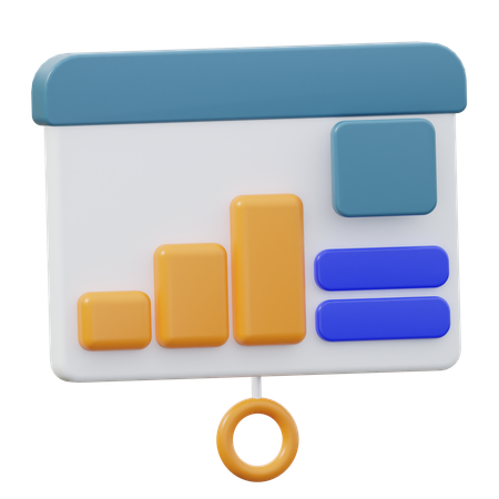 Statistiques  3D Icon