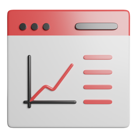 Statistiques  3D Icon