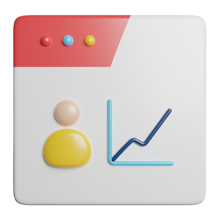 Statistiques  3D Icon