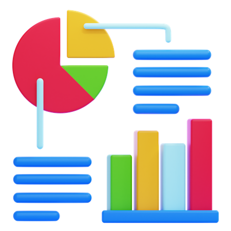 Statistiques  3D Icon