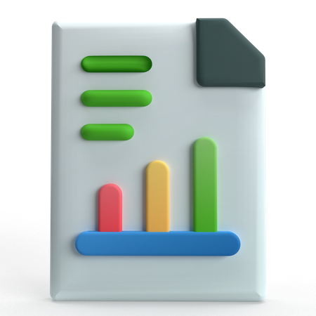 Statistiques  3D Icon