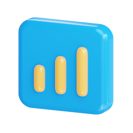 Statistiques  3D Icon