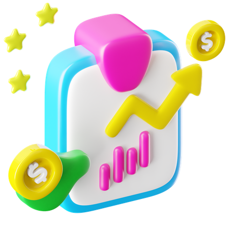 Statistiques  3D Icon