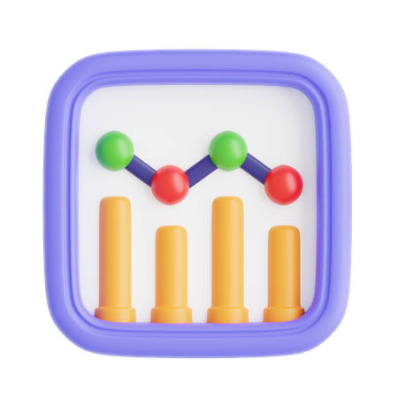 Statistiques  3D Icon