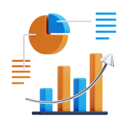 Statistiques  3D Icon