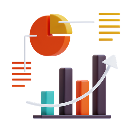 Statistiques  3D Icon