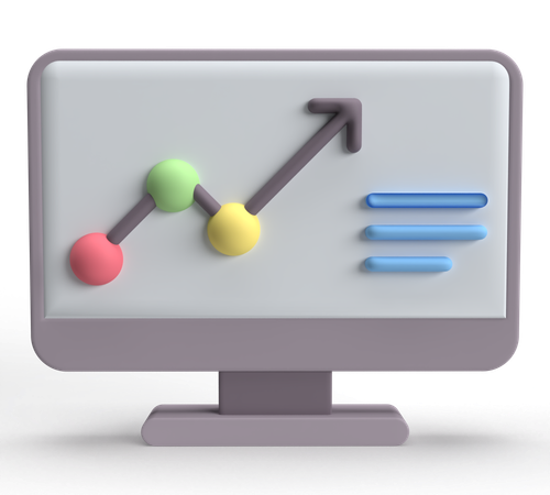 Statistiques  3D Icon