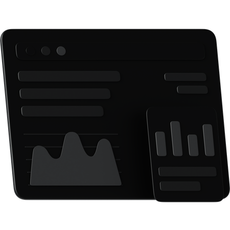 Statistique d'entreprise  3D Icon