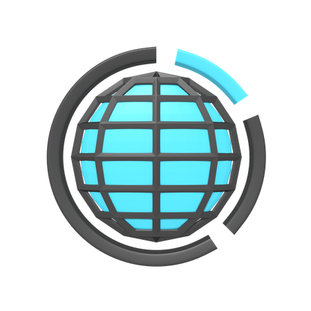 Statistiques du navigateur  3D Icon