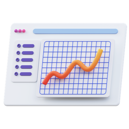 Page de statistiques  3D Icon