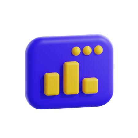 Stats  3D Icon