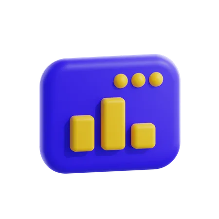 Stats  3D Icon