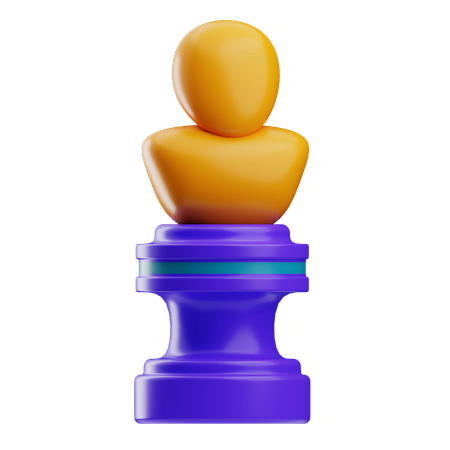 Statue  3D Icon