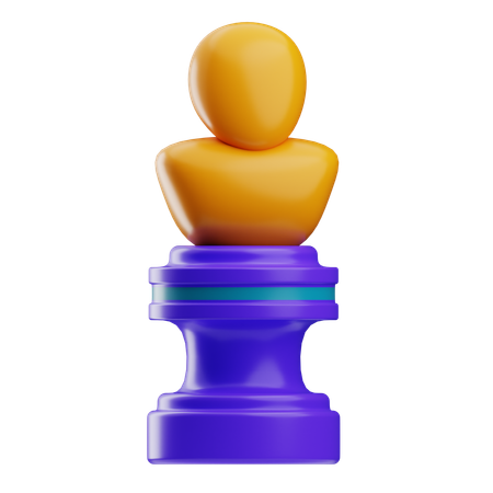 Statue  3D Icon