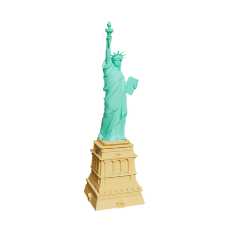 Statue of Liberty  3D Icon