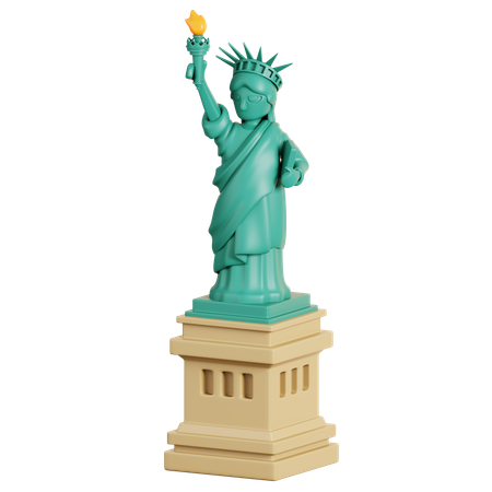Statue Of Liberty  3D Icon