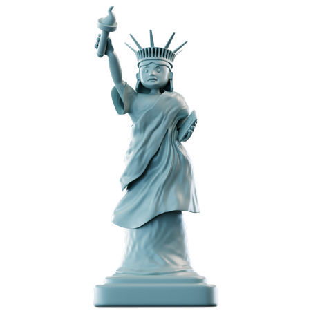 Statue Of Liberty  3D Icon