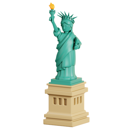 Statue Of Liberty  3D Icon