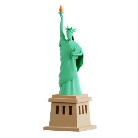 Statue Of Liberty  3D Icon