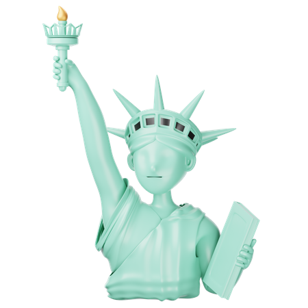 Statue Of Liberty  3D Icon