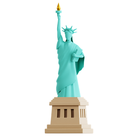 Statue of Liberty  3D Icon