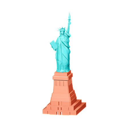 Statue of Liberty  3D Icon