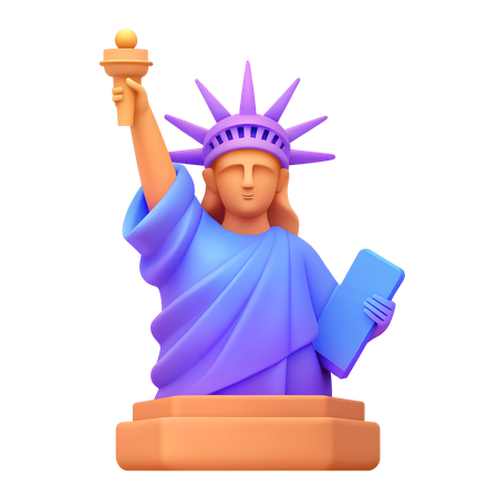 Statue of Liberty  3D Icon