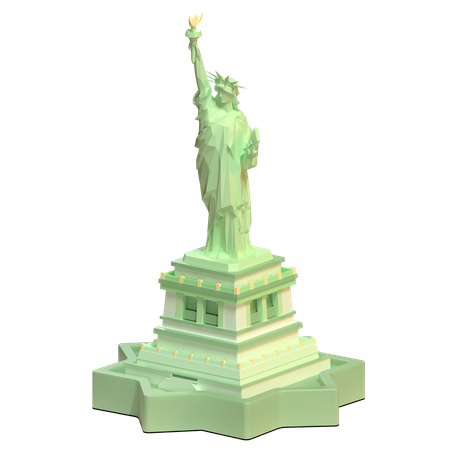 Statue Of Liberty  3D Icon