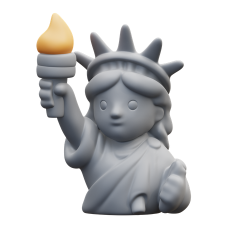 Statue Of Liberty  3D Icon