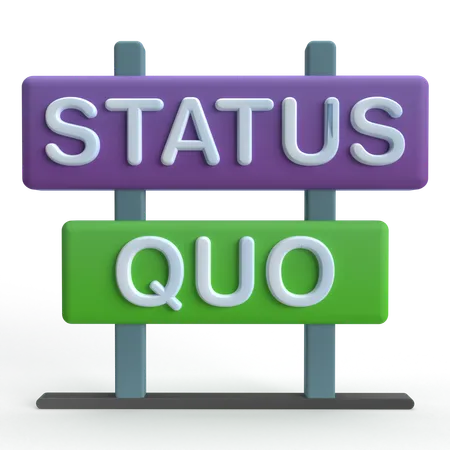 Status Quo  3D Icon