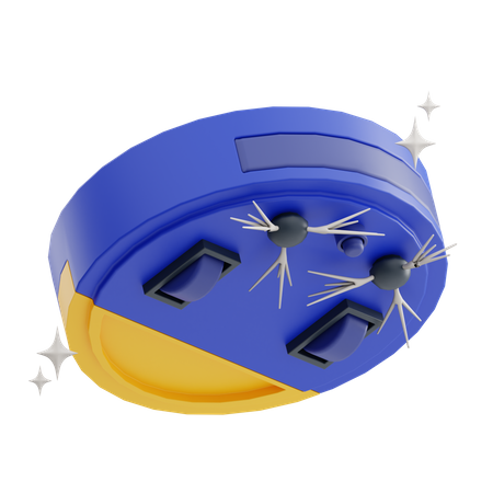 Saugroboter  3D Icon