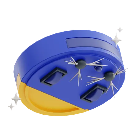 Saugroboter  3D Icon