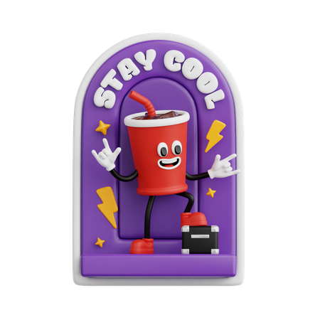 Stay Cool  3D Icon