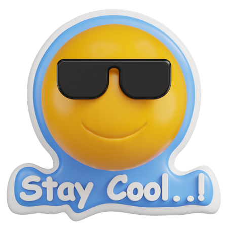 Stay Cool  3D Icon