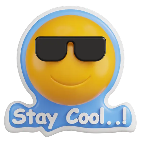 Stay Cool  3D Icon